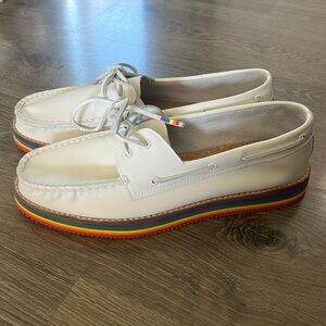 PRIDE Sperry Rainbow Sole Top Sider